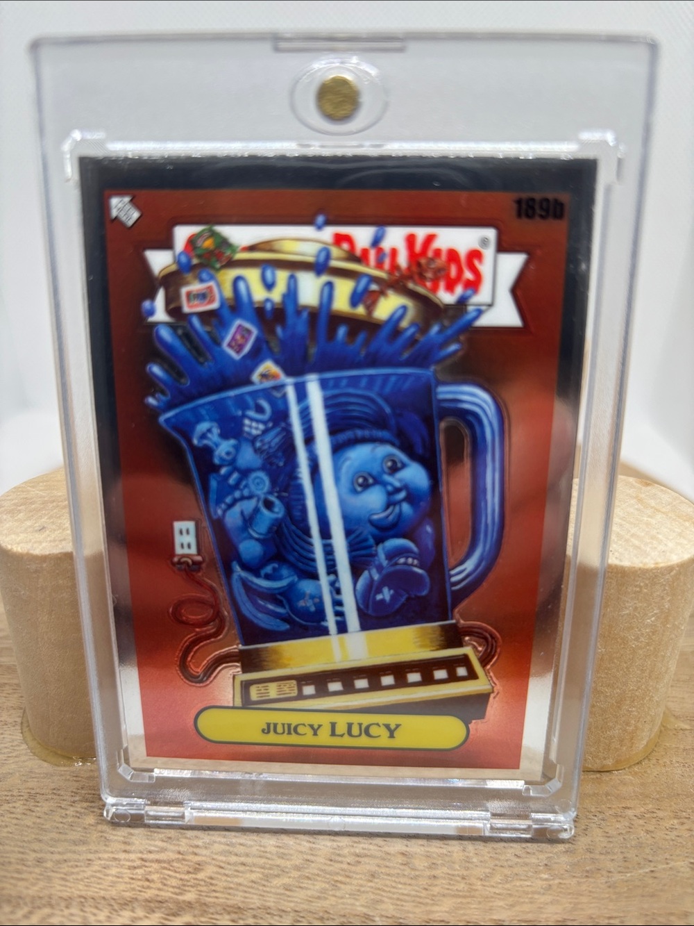Garbage Pail Kids Juicy Lucy Trading Card - Blue